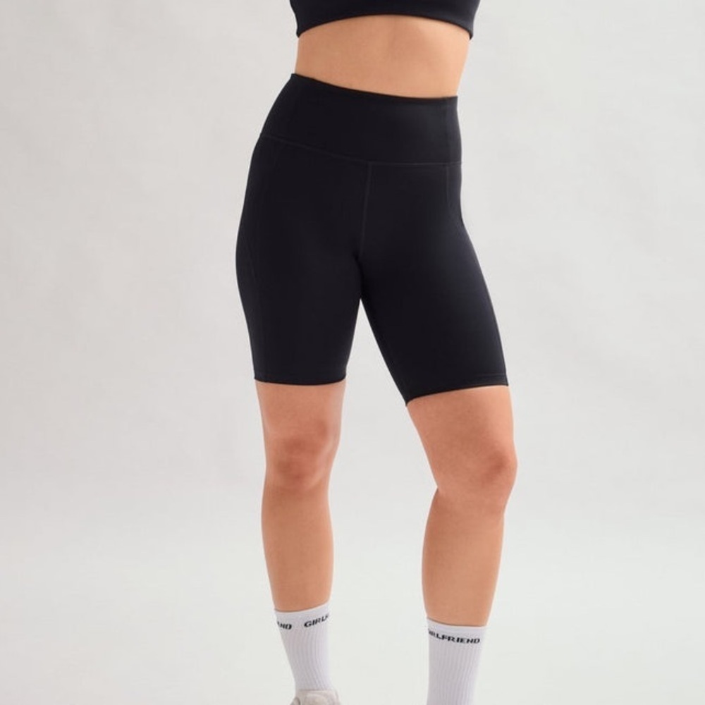 NWT Girlfriend Collective Black High-Rise Bike Short